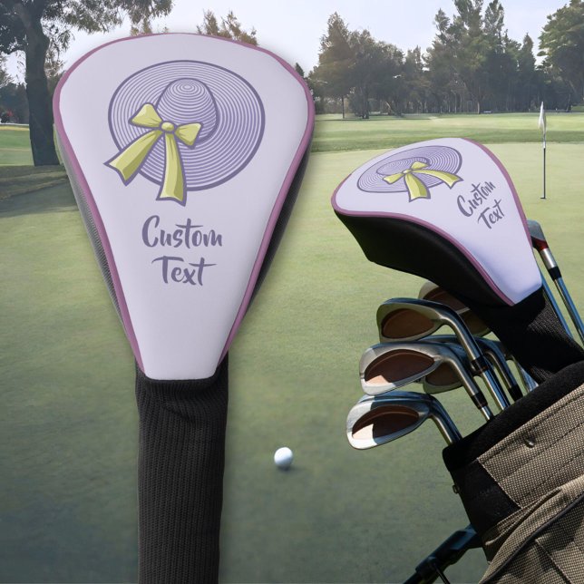 Wide Brimmed Hat Lilac Golf Head Cover (Creator Uploaded)