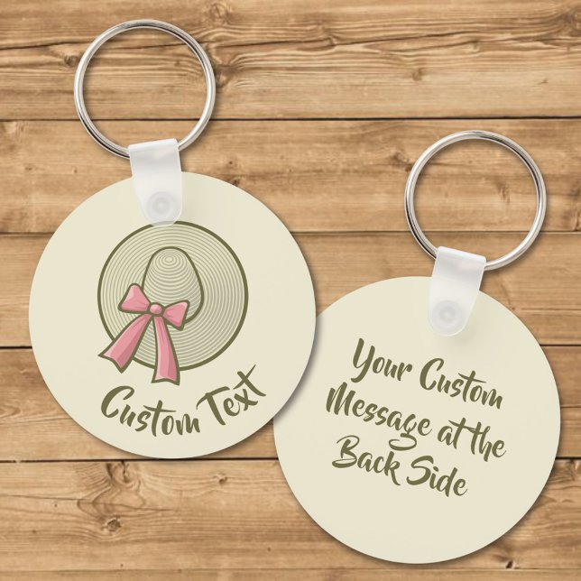 Wide Brimmed Hat Yellow Keychain (Creator Uploaded)