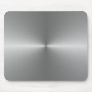 wide circular steel mouse pad