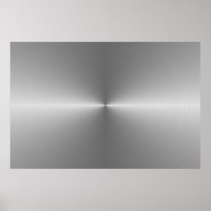 wide circular steel poster