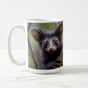 Wide Eyed Aye Aye In A Tree, Coffee Mug