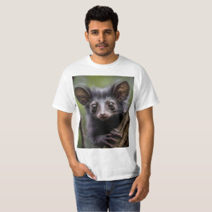 Wide Eyed Aye Aye In A Tree, T-Shirt
