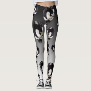 Wide Eyed Lemurs Ladies Full Print Leggings