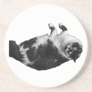 Wide‑Eyes Cat Flip Coaster