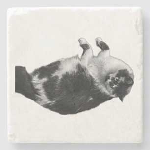 Wide‑Eyes Cat Flip Coaster