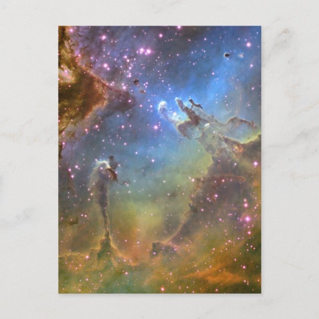 Wide-Field Image of the Eagle Nebula Postcard (Front)