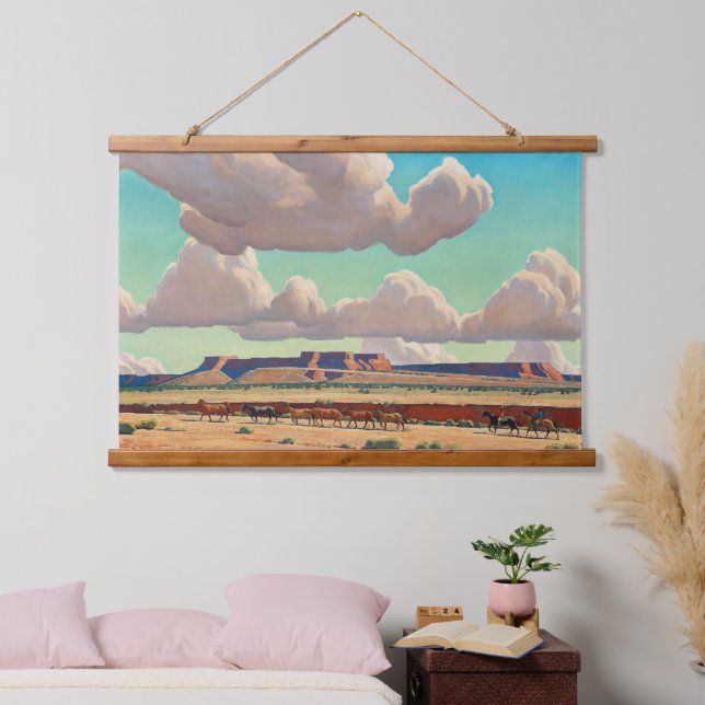 Wide Lands of the Navajo by Maynard Dixon  Hanging Tapestry (Bedroom)