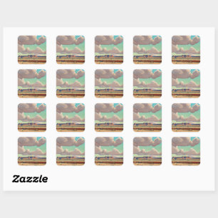 Wide Lands of the Navajo by Maynard Dixon  Square Sticker
