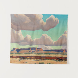 Wide Lands of the Navajo by Maynard Dixon Tapestry