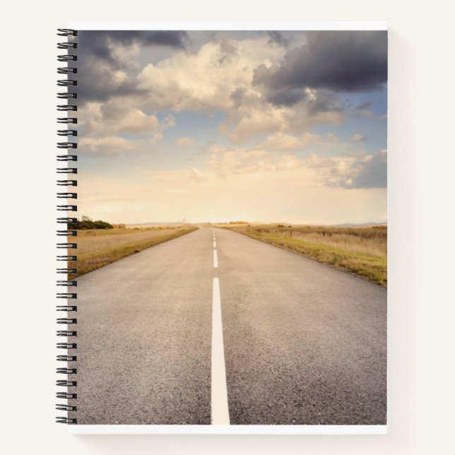 WIDE OPEN ROAD  NOTEBOOK (Front)
