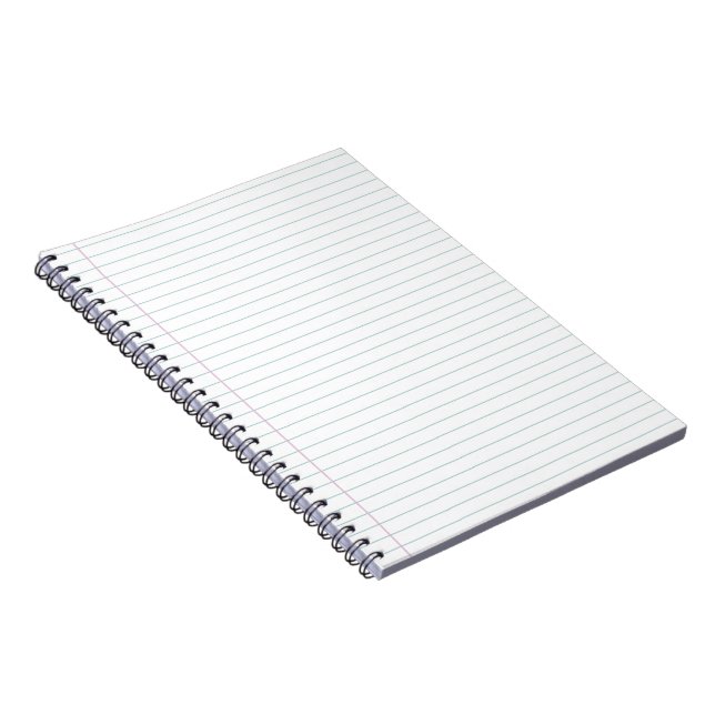 Wide Ruled Notebook (Right Side)