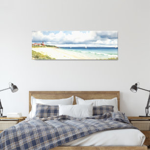 Wide Seascape “Norfolk Living By The Sea” Canvas Print