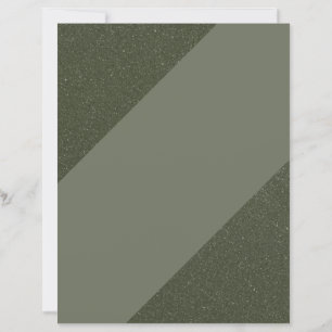 Wide Stripe Moss Green Stationery