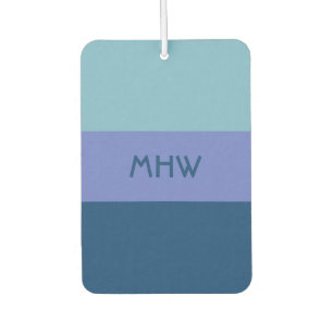 Wide Stripes custom monogram air freshner Freshener