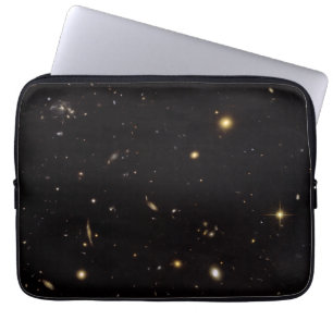Wide View of Spiderweb Galaxy Field.ai Laptop Sleeve