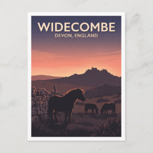 Widecombe-in-the-Moor United Kingdom Travel Postcard