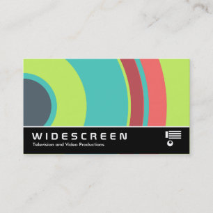 Widescreen 0430 - Colourful  Circle 04 Business Card