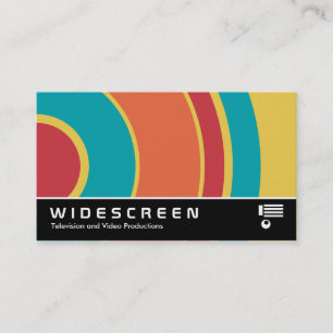 Widescreen 0431 - Colourful  Circle 05 Business Card