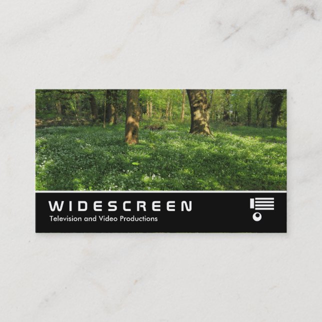 Widescreen 0439 - Spring in the Woods Business Card (Front)