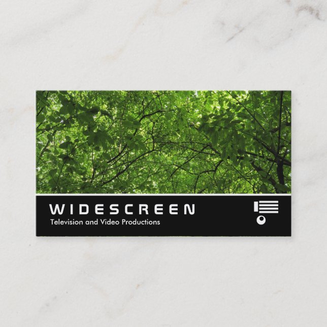 Widescreen 0445 - Woodland Canopy Business Card (Front)