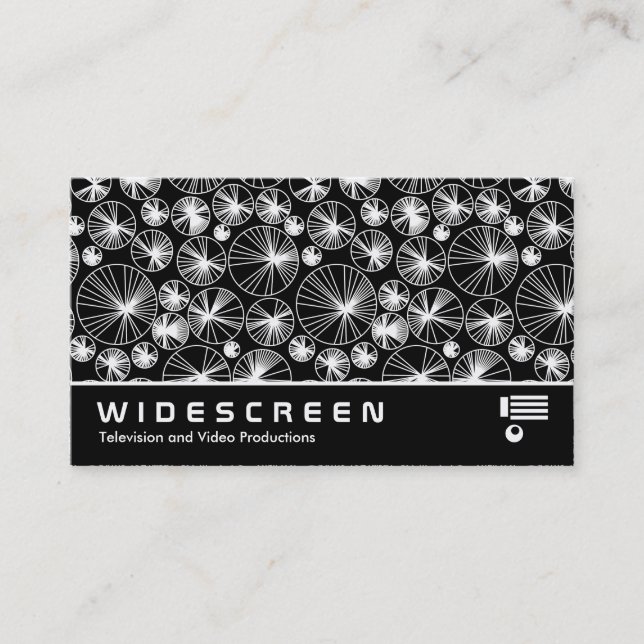 Widescreen 0468 - Ray Circles Business Card (Front)