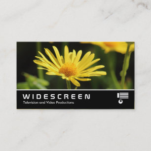Widescreen 0495 - Yellow Daisy Business Card