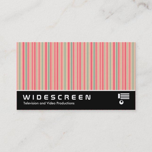 Widescreen 0505 - Stripes 310515 (010) Business Card (Front)