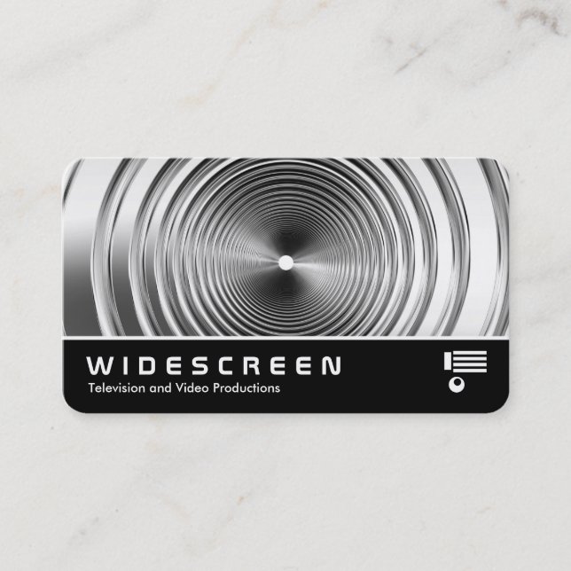 Widescreen 0543 - Long Spring B&W Business Card (Front)