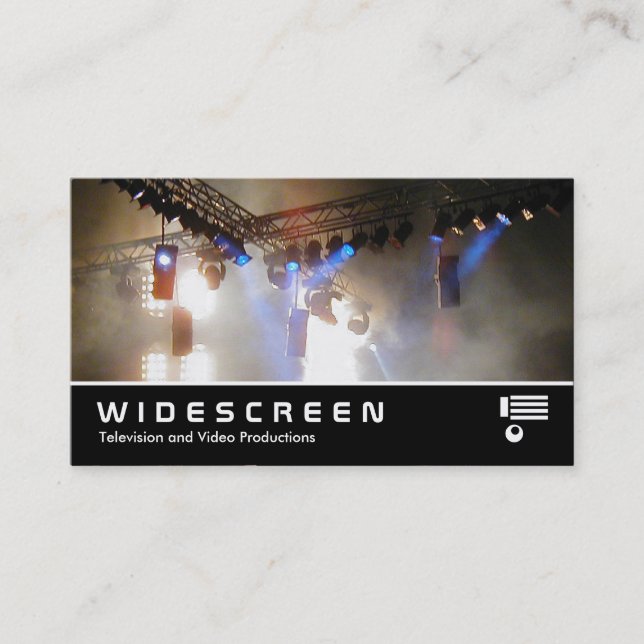Widescreen 118 Lighting Array II Business Card (Front)