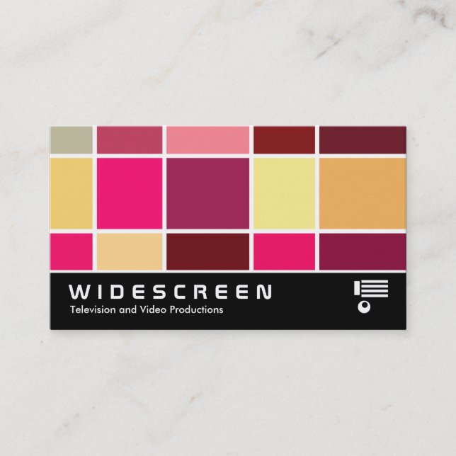 Widescreen 155 - Colour Composition Business Card (Front)