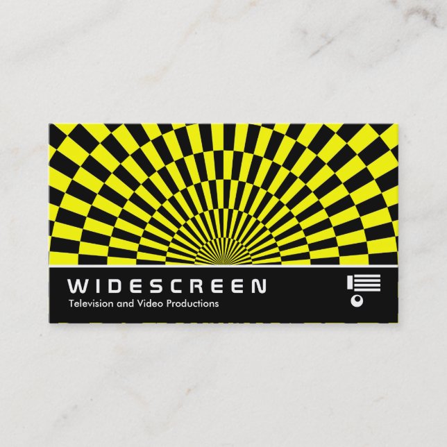 Widescreen 192 - Art Deco Business Card (Front)