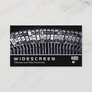 Widescreen 217 - Typewriter Business Card