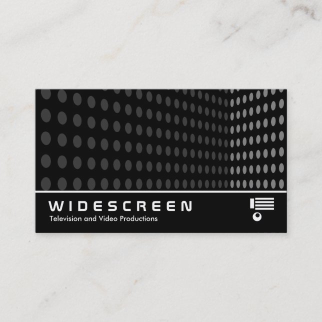 Widescreen 240 - Tone Corner - Grey Business Card (Front)