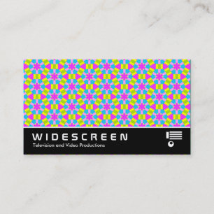 Widescreen 254 - Colourful Geometric Business Card