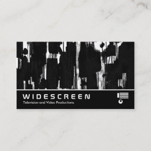 Widescreen 258 - Abstract in Black Business Card