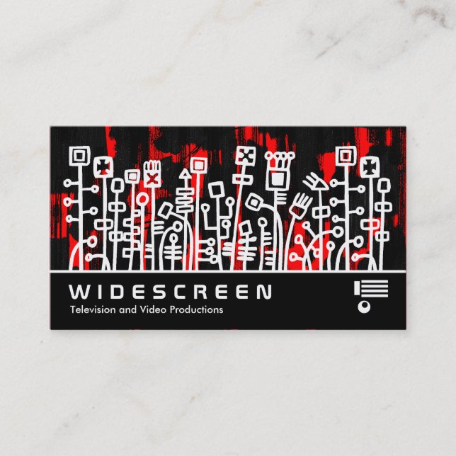 Widescreen 263 - Cyber Garden 05 Business Card (Front)