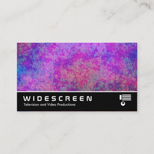 Widescreen 266 - Coral Forest Abstract Business Card (Front)