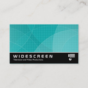 Widescreen 299 - Curves - Cyan II Business Card