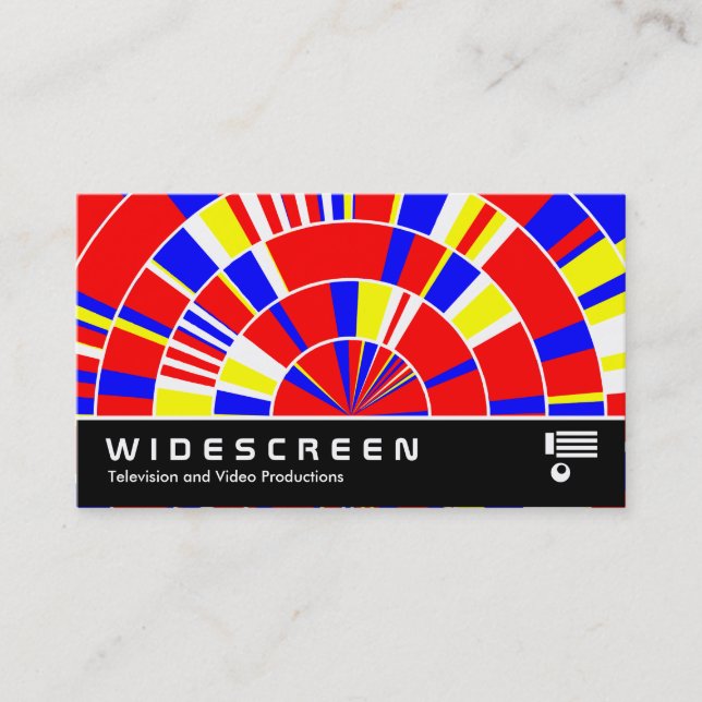 Widescreen 306 - Pi Rays 01 Business Card (Front)