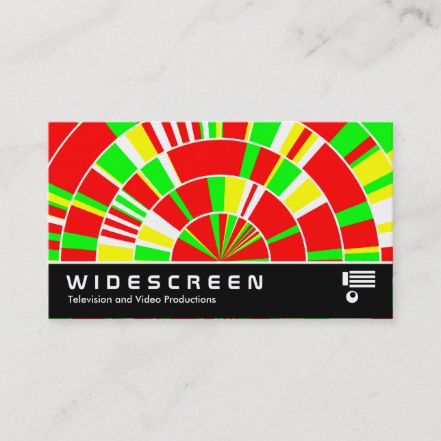 Widescreen 307 - Pi Rays 02 Business Card (Front)