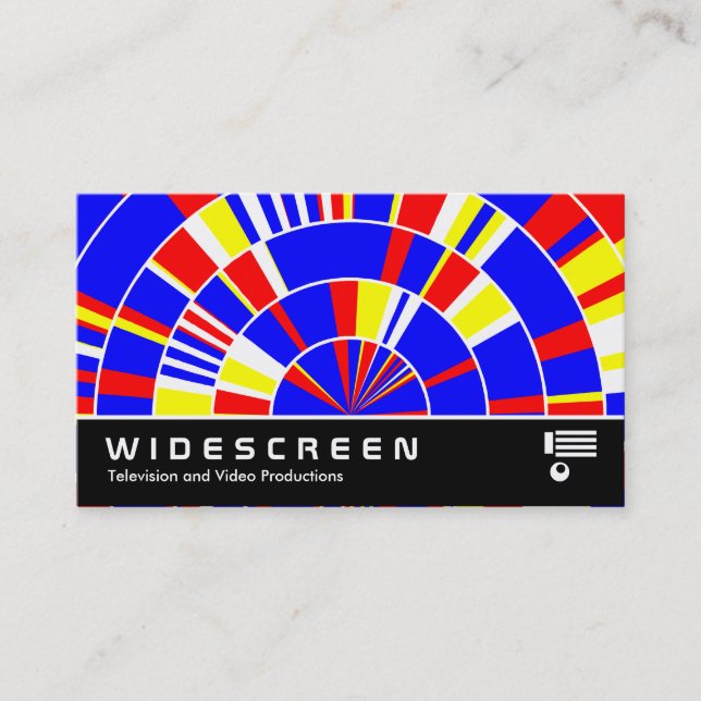 Widescreen 313 - Pi Rays 08 Business Card (Front)