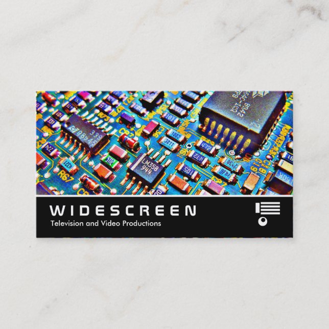 Widescreen 314 - Beautiful Circuitry Business Card (Front)