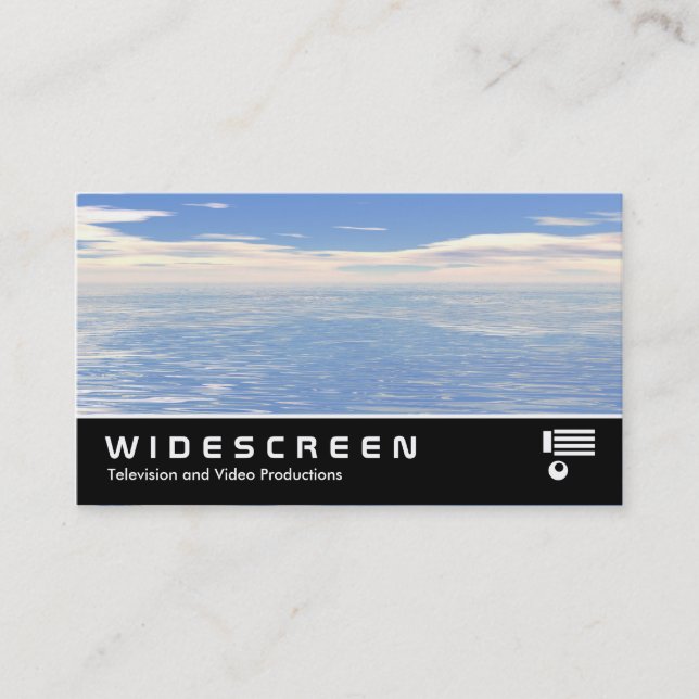 Widescreen 317 - Sea and Sky Business Card (Front)