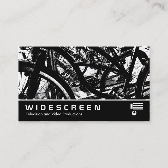 Widescreen 323 - Bicycle Rack HC Business Card (Front)