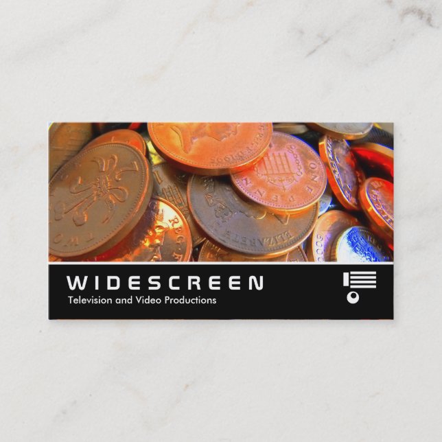 Widescreen 357 - The Colour of Money Business Card (Front)