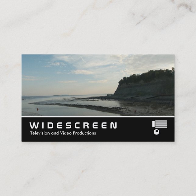 Widescreen 362 - Entrance to Cardiff Bay Business Card (Front)