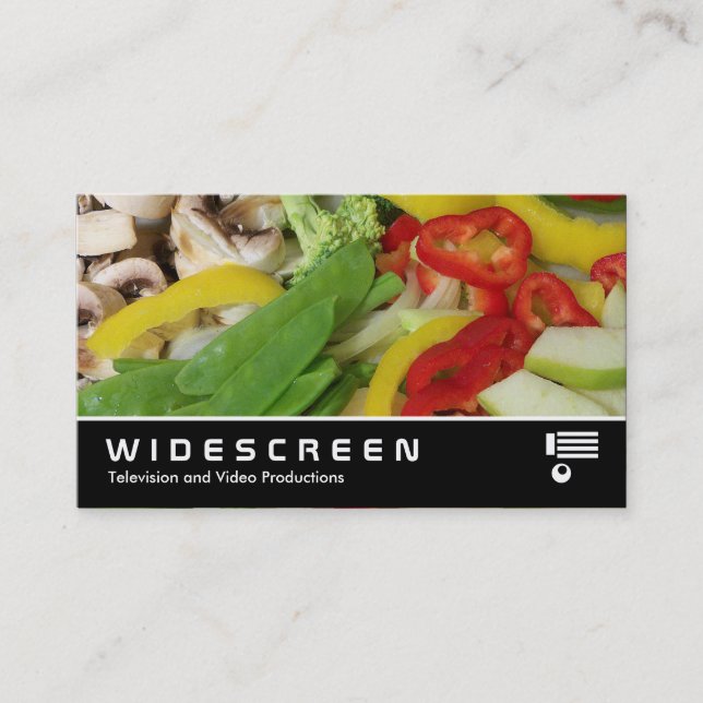 Widescreen 380 - Stir-fry Business Card (Front)