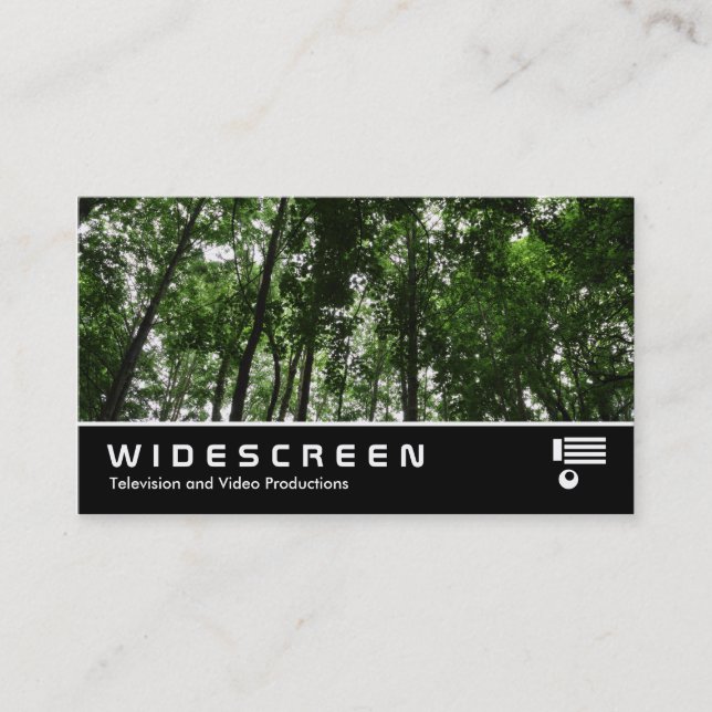 Widescreen 409 - Woodland Canopy Business Card (Front)