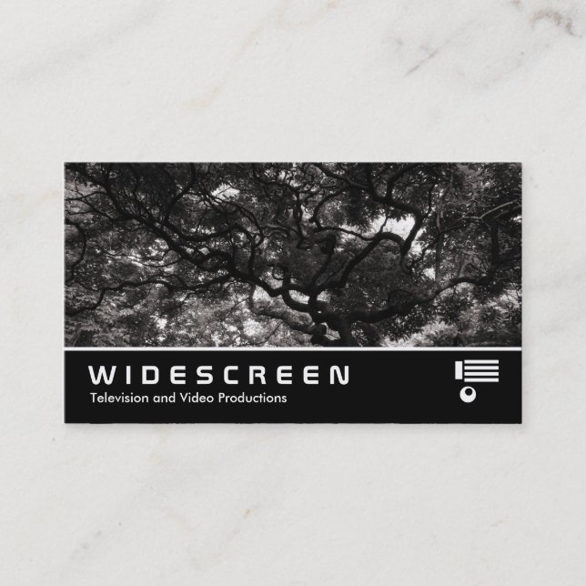 Widescreen 411 - Amongst the Magnolia Trees - Warm Business Card (Front)