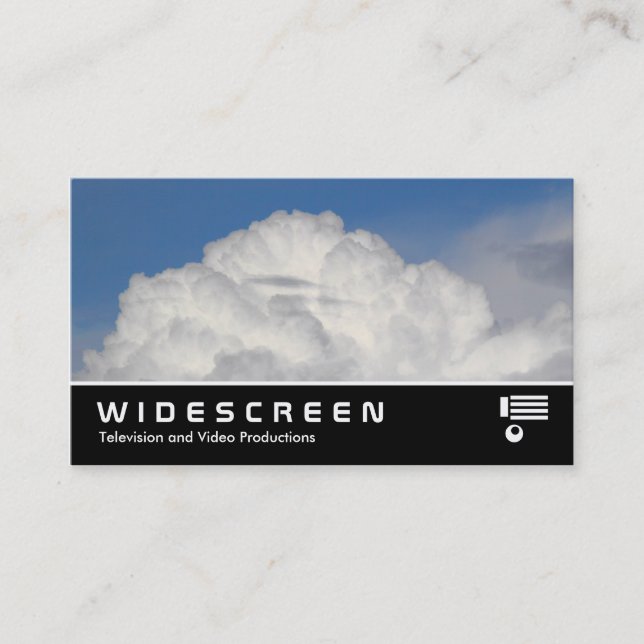 Widescreen 413 - Cumulonimbus Business Card (Front)